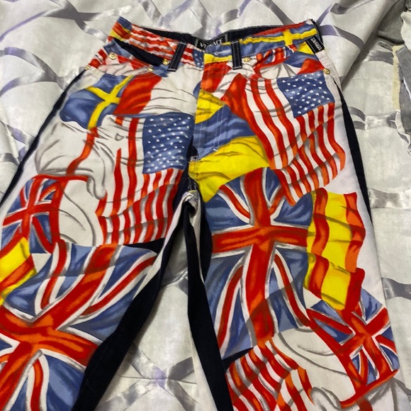 I selling because to small for me size 27 41 fabric in Italy versage pants jean - Picture 1 of 3